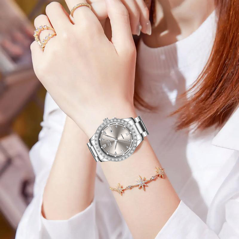 LIGE quartz wristwatch 2026 lu - Luxury Watch Wallpaper บทวิจารณ์และราคา