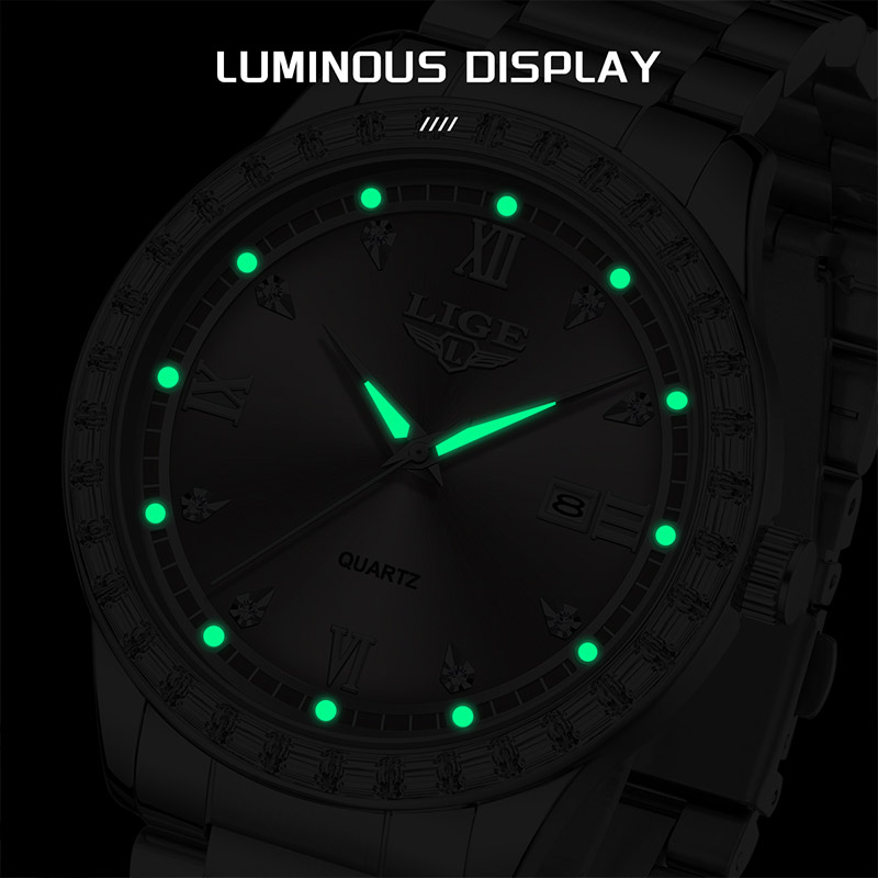 LIGE quartz wristwatch 2026 lu - Luxury Watch Wallpaper บทวิจารณ์และราคา