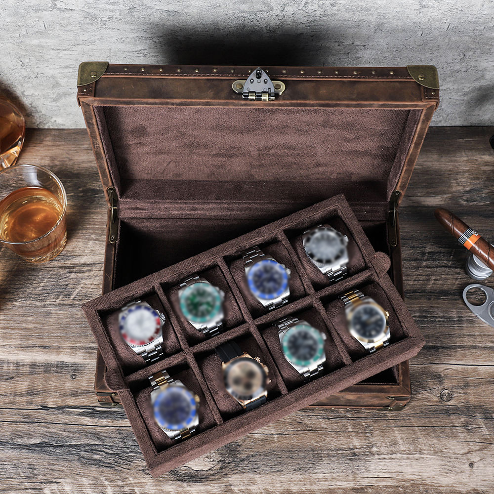 CONTACT'S FAMILY 8 Leather Cus - Luxury Watch Organizer บทวิจารณ์และราคา