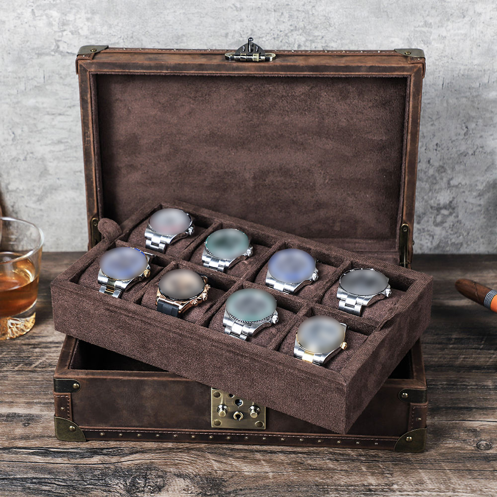 CONTACT'S FAMILY 8 Leather Cus - Luxury Watch Organizer บทวิจารณ์และราคา