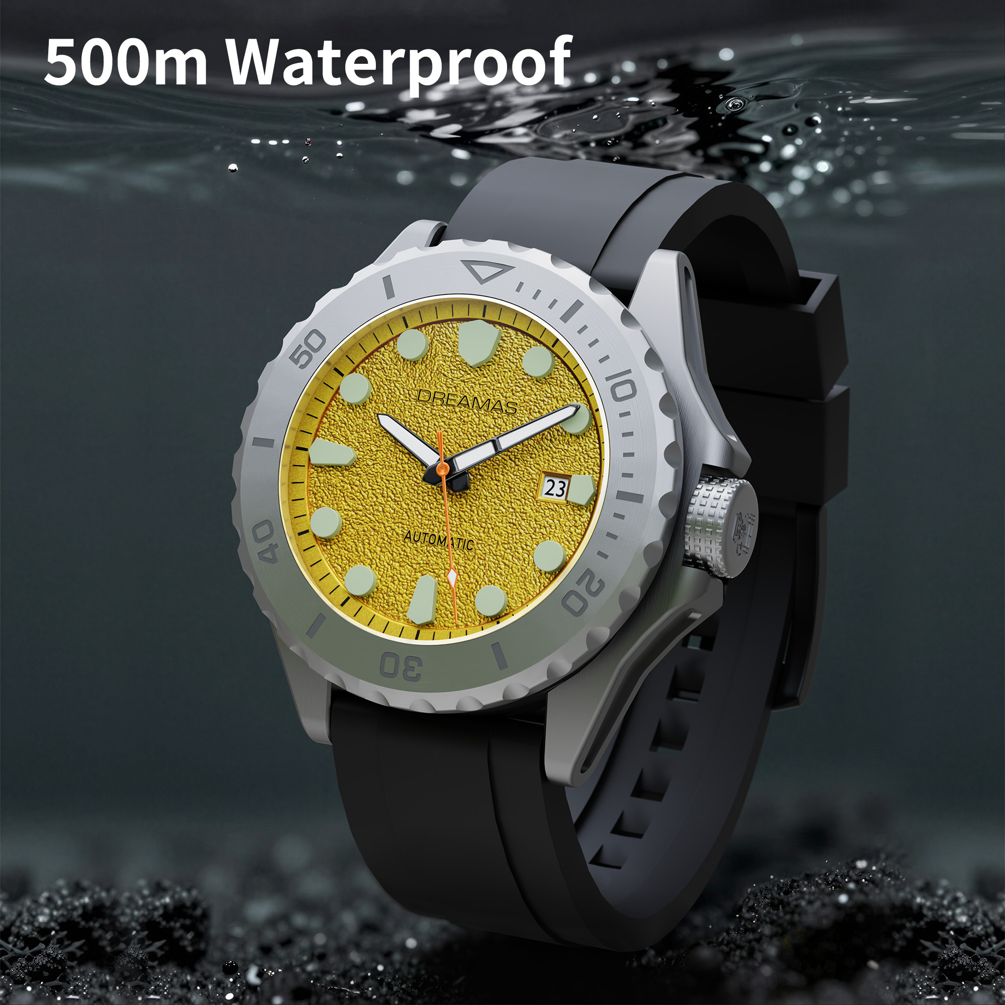 DREAMAS Men's Titanium Alloy A - Titanium Sport Watch บทวิจารณ์และราคา