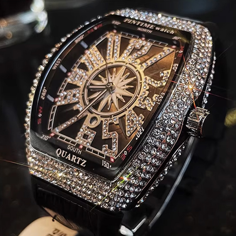 Premium Brand Luxury Diamond W - Luxury Watch All Black บทวิจารณ์และราคา