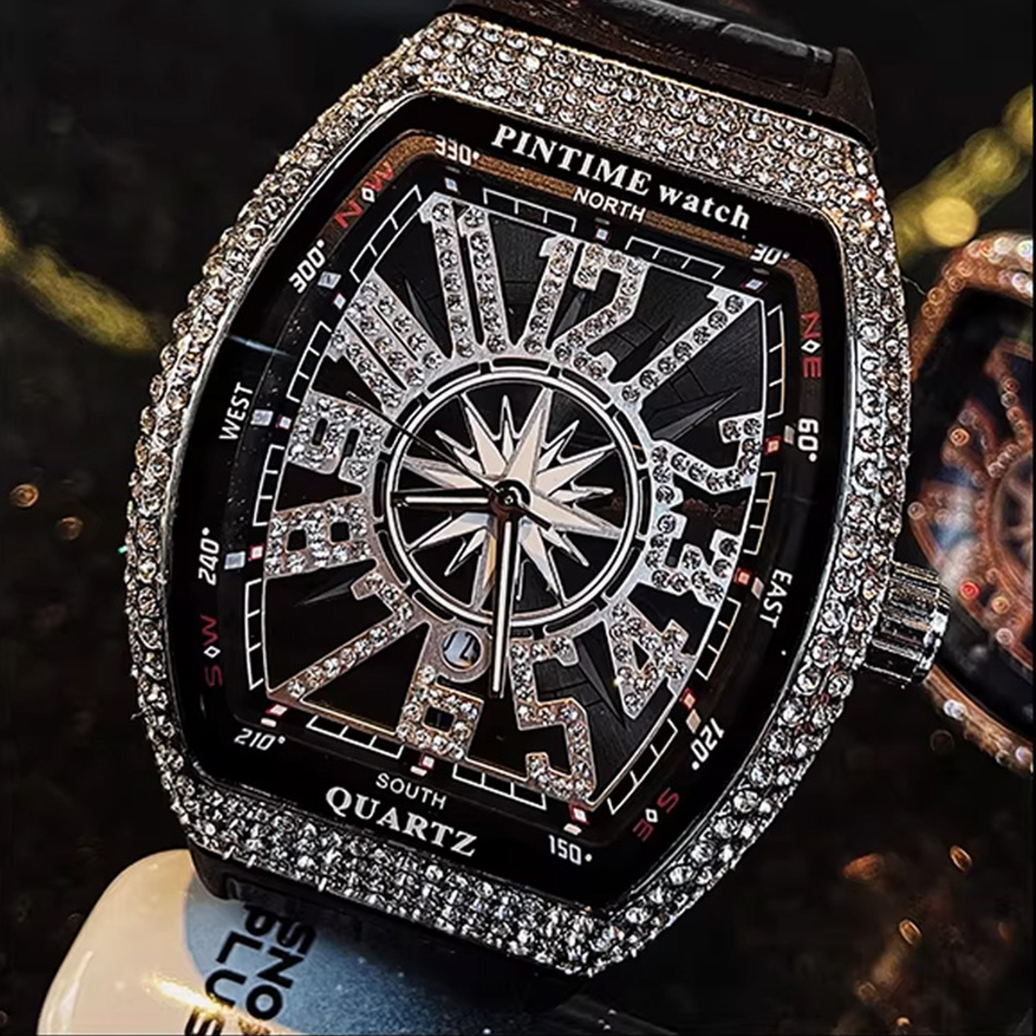 Premium Brand Luxury Diamond W - Luxury Watch All Black บทวิจารณ์และราคา