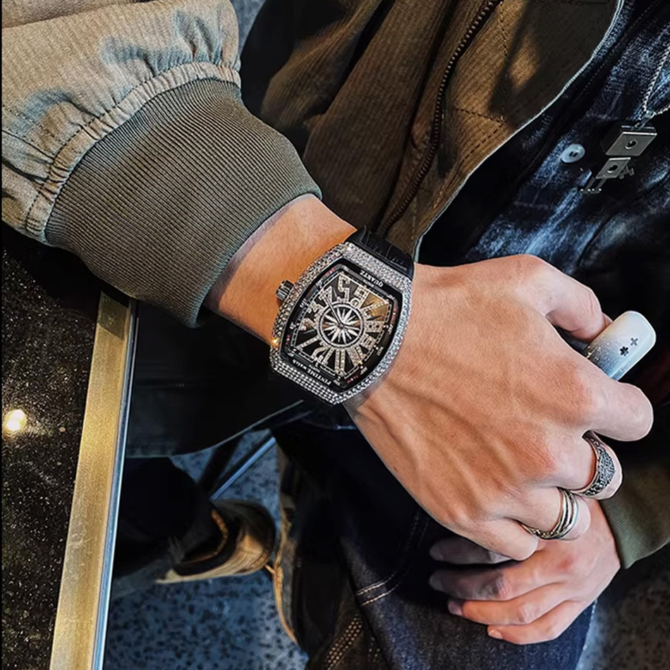 Premium Brand Luxury Diamond W - Luxury Watch All Black บทวิจารณ์และราคา