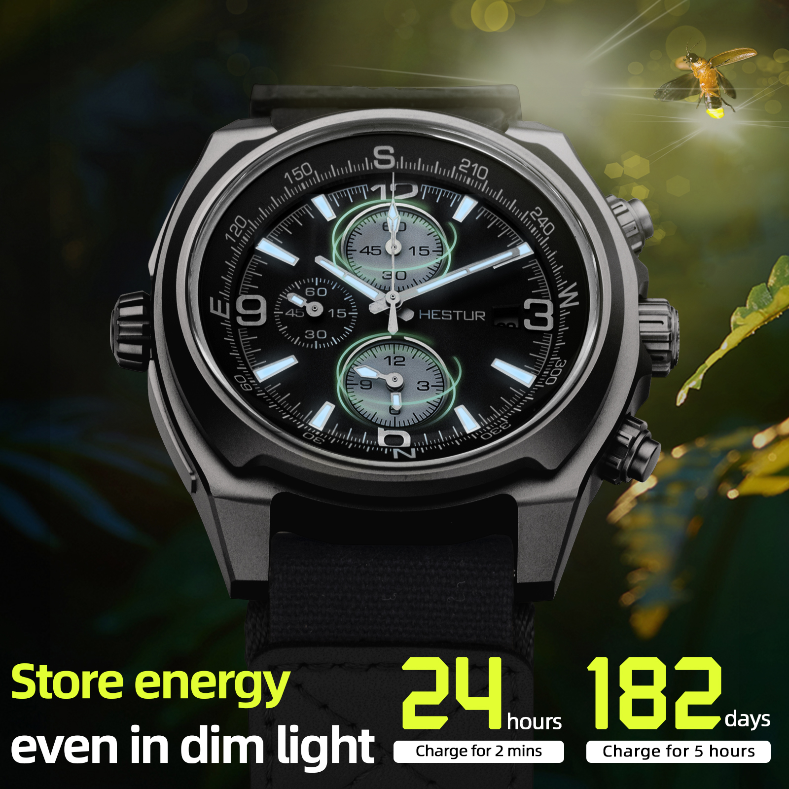 Hestur Titanium Quartz Men's W - Titanium Sport Watch บทวิจารณ์และราคา