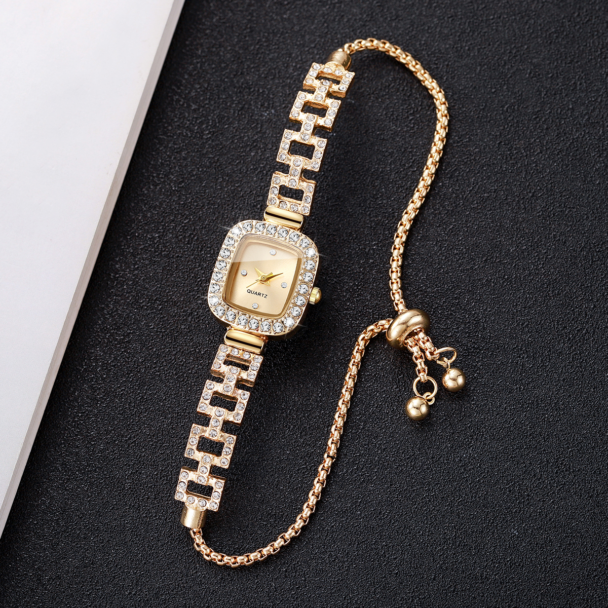 Luxury Rhinestone Bracelet Str - Luxury Watch Organizer บทวิจารณ์และราคา