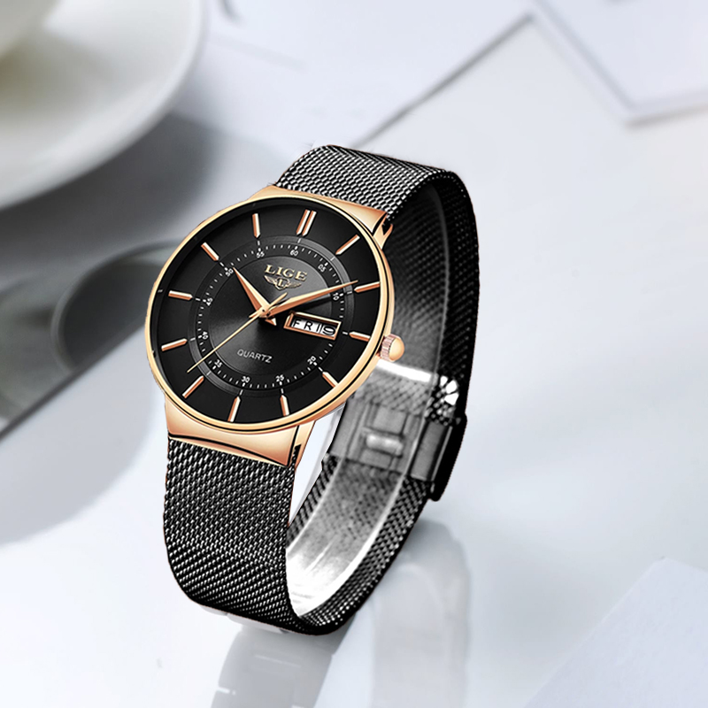 LIGE Women Watches Luxury Bran - Luxury Watch Organizer บทวิจารณ์และราคา