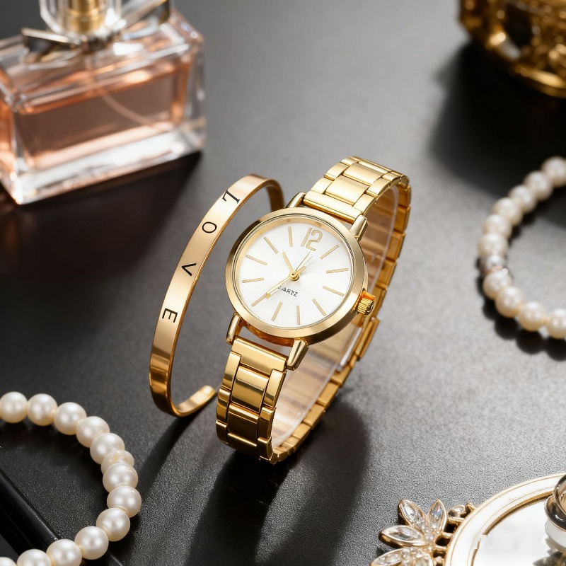 2pcs Set Watch Luxury Women Si - Luxury Watch Strap บทวิจารณ์และราคา