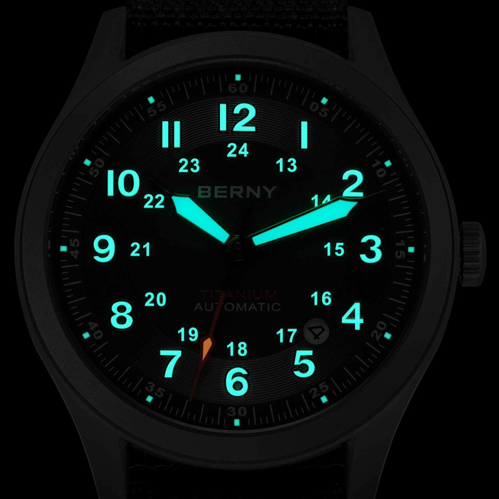 BERNY Titanium Automatic Men's - Titanium Sport Watch บทวิจารณ์และราคา