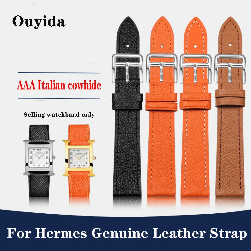Genuine Leather Watch Strap Of - Luxury Watch Hermes บทวิจารณ์และราคา