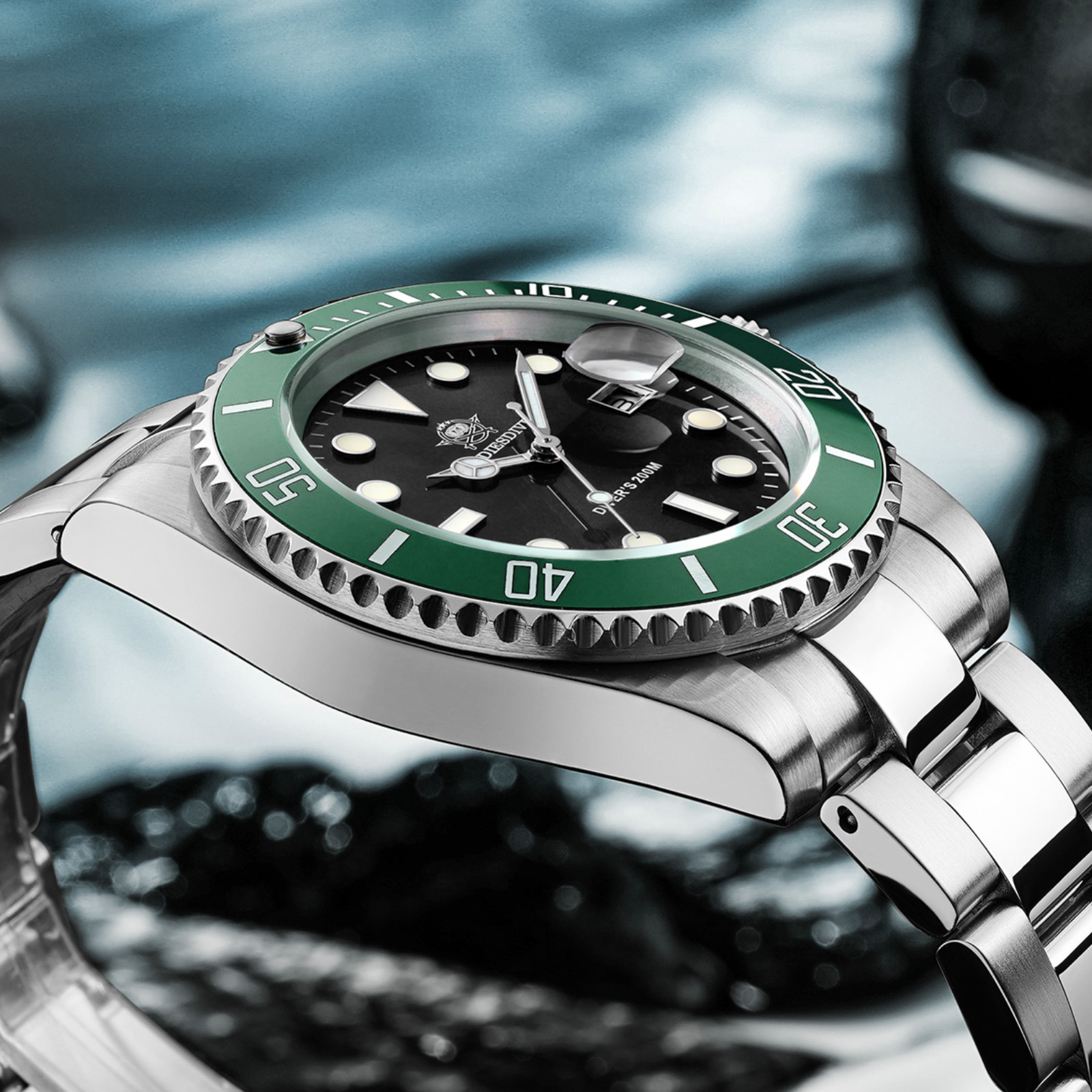 ADDIESDIVE NEW Luxury Men’s Qu - Luxury Watch Drawing บทวิจารณ์และราคา