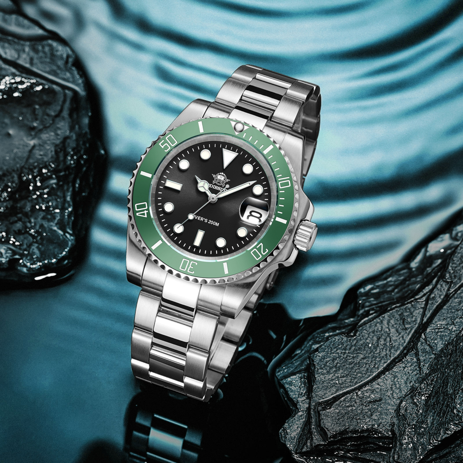 ADDIESDIVE NEW Luxury Men’s Qu - Luxury Watch Drawing บทวิจารณ์และราคา