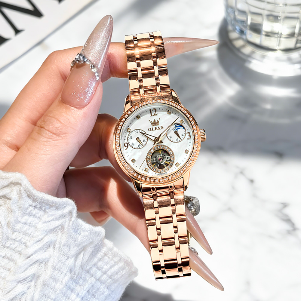 OLEVS Women's Watches Top Bran - Luxury Watch Quartz บทวิจารณ์และราคา