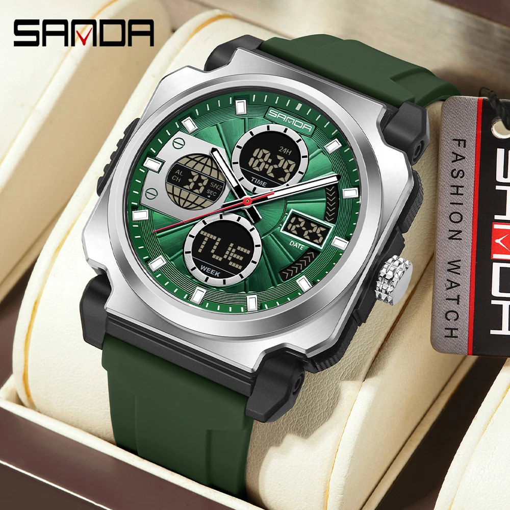 SANDA Men's Electronic Watch O - Luxury Watch Shop บทวิจารณ์และราคา