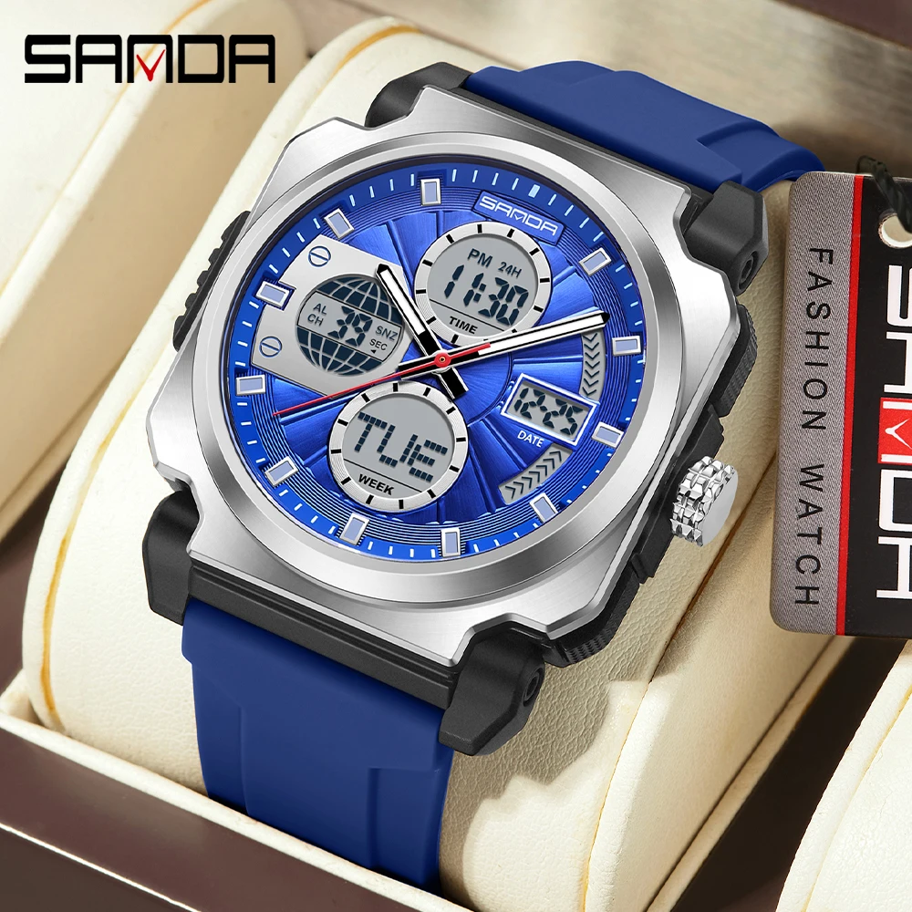 SANDA Men's Electronic Watch O - Luxury Watch Shop บทวิจารณ์และราคา
