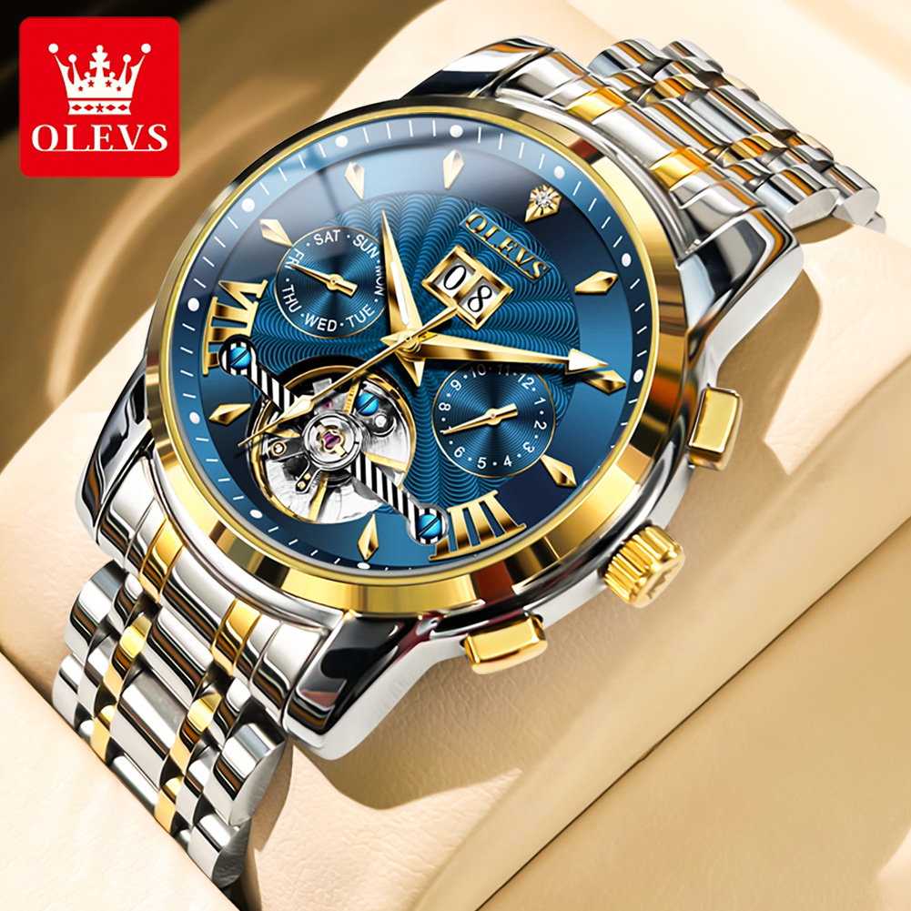 OLEVS Men Watches Luxury Fashi - Luxury Watch Strap บทวิจารณ์และราคา