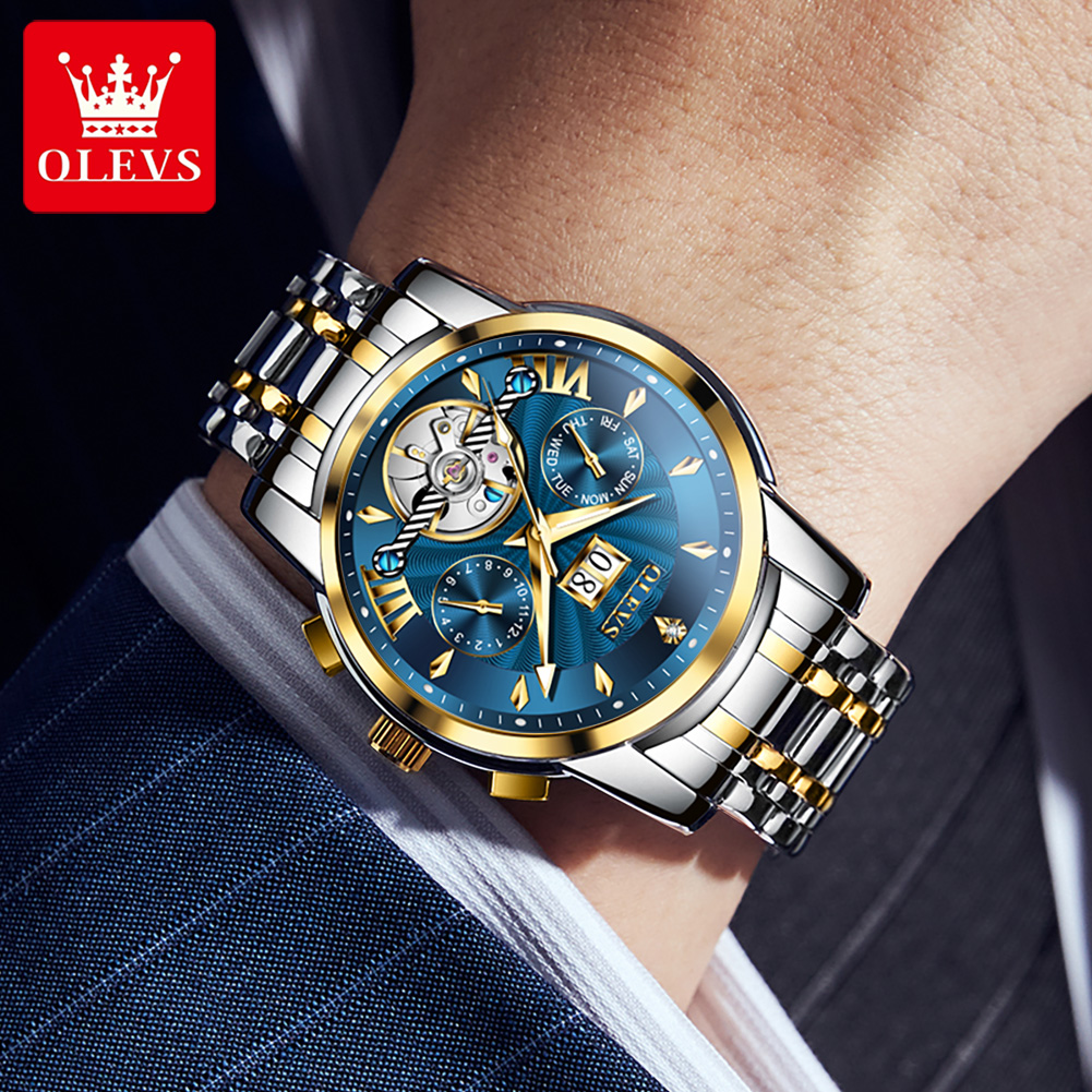OLEVS Men Watches Luxury Fashi - Luxury Watch Strap บทวิจารณ์และราคา