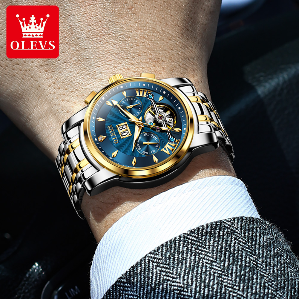 OLEVS Men Watches Luxury Fashi - Luxury Watch Strap บทวิจารณ์และราคา