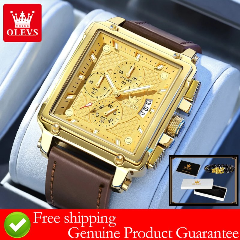 OLEVS brand mens watches water - Luxury Watch Strap บทวิจารณ์และราคา