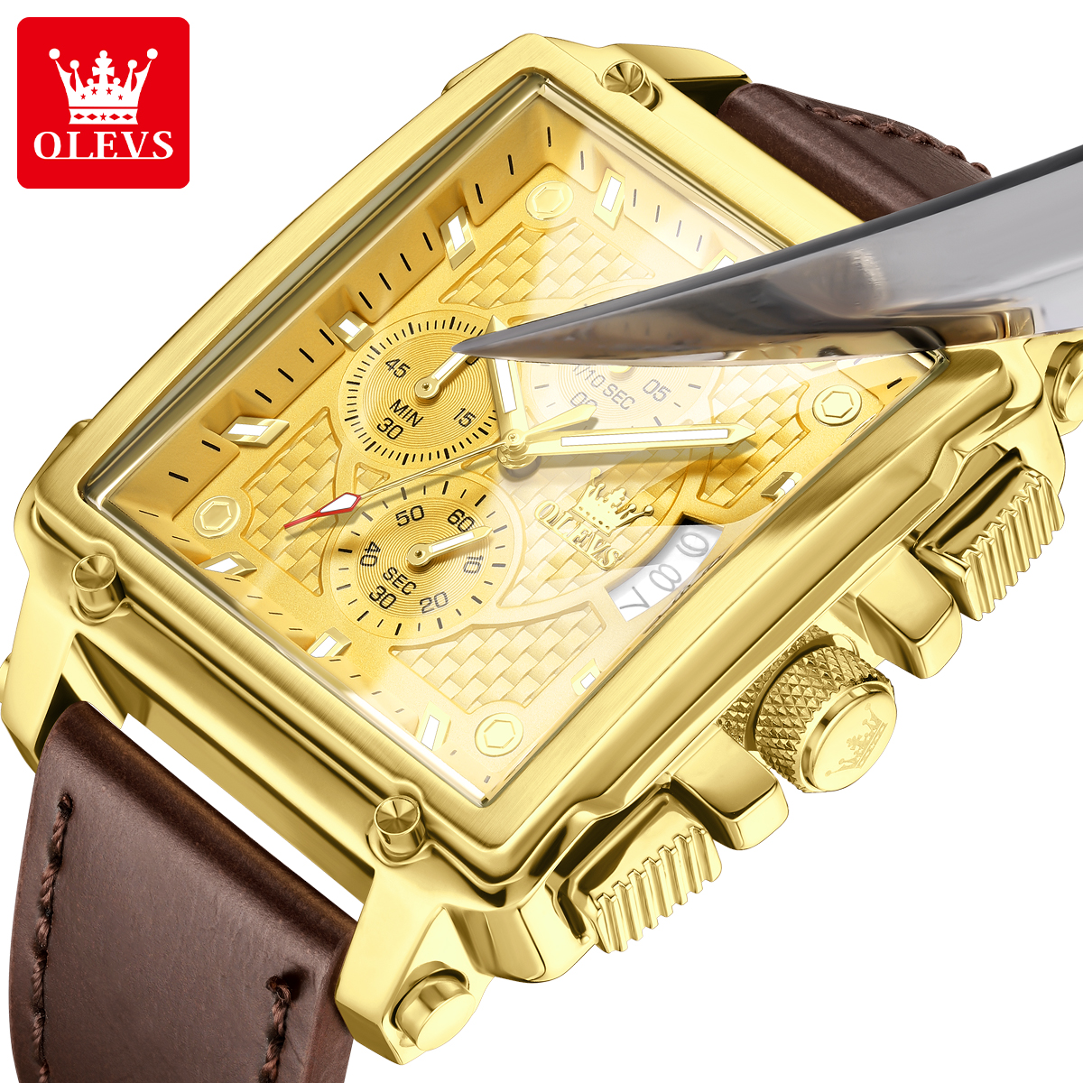 OLEVS brand mens watches water - Luxury Watch Strap บทวิจารณ์และราคา