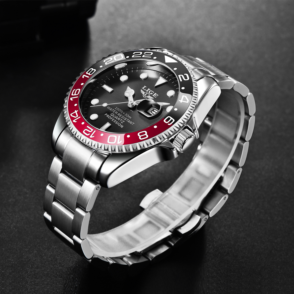 LIGE New Luxury Couple Watches - Luxury Watch Organizer บทวิจารณ์และราคา