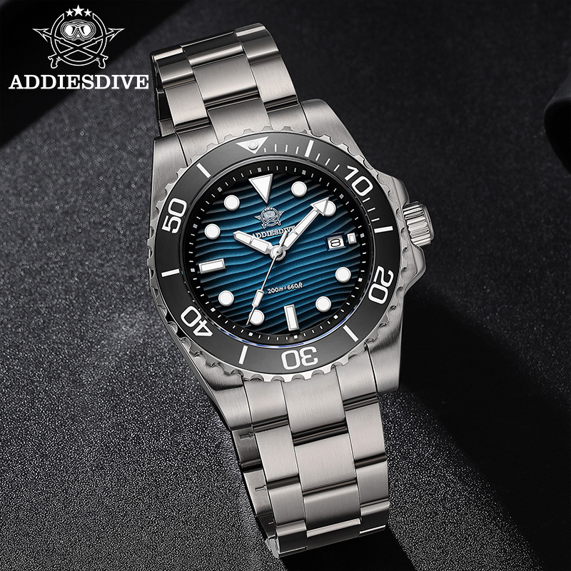 ADDIESDIVE Men's 2115 Quartz W - Luxury Watch Strap บทวิจารณ์และราคา