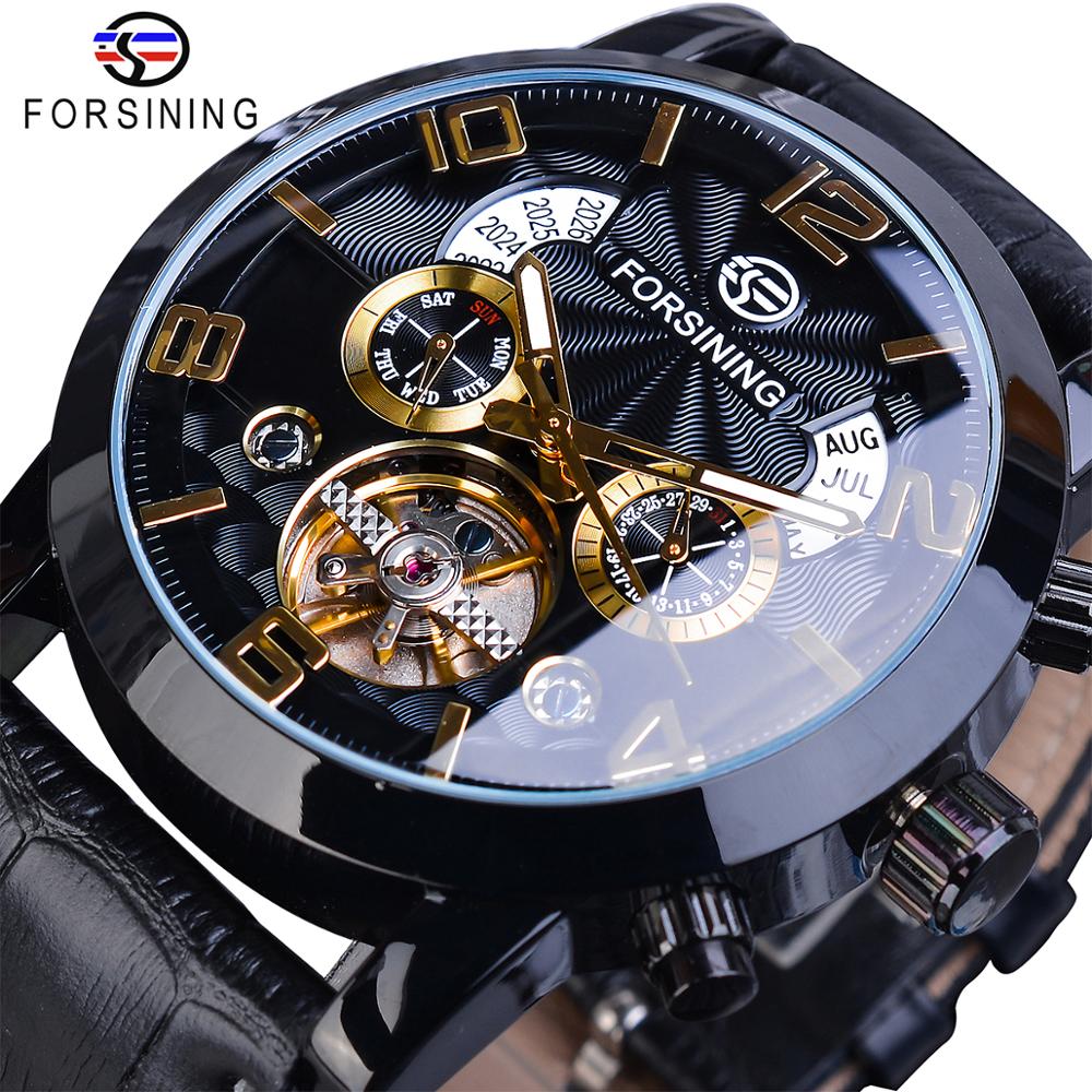 Forsining Top Brand Luxury Tou - Luxury Watch All Black บทวิจารณ์และราคา
