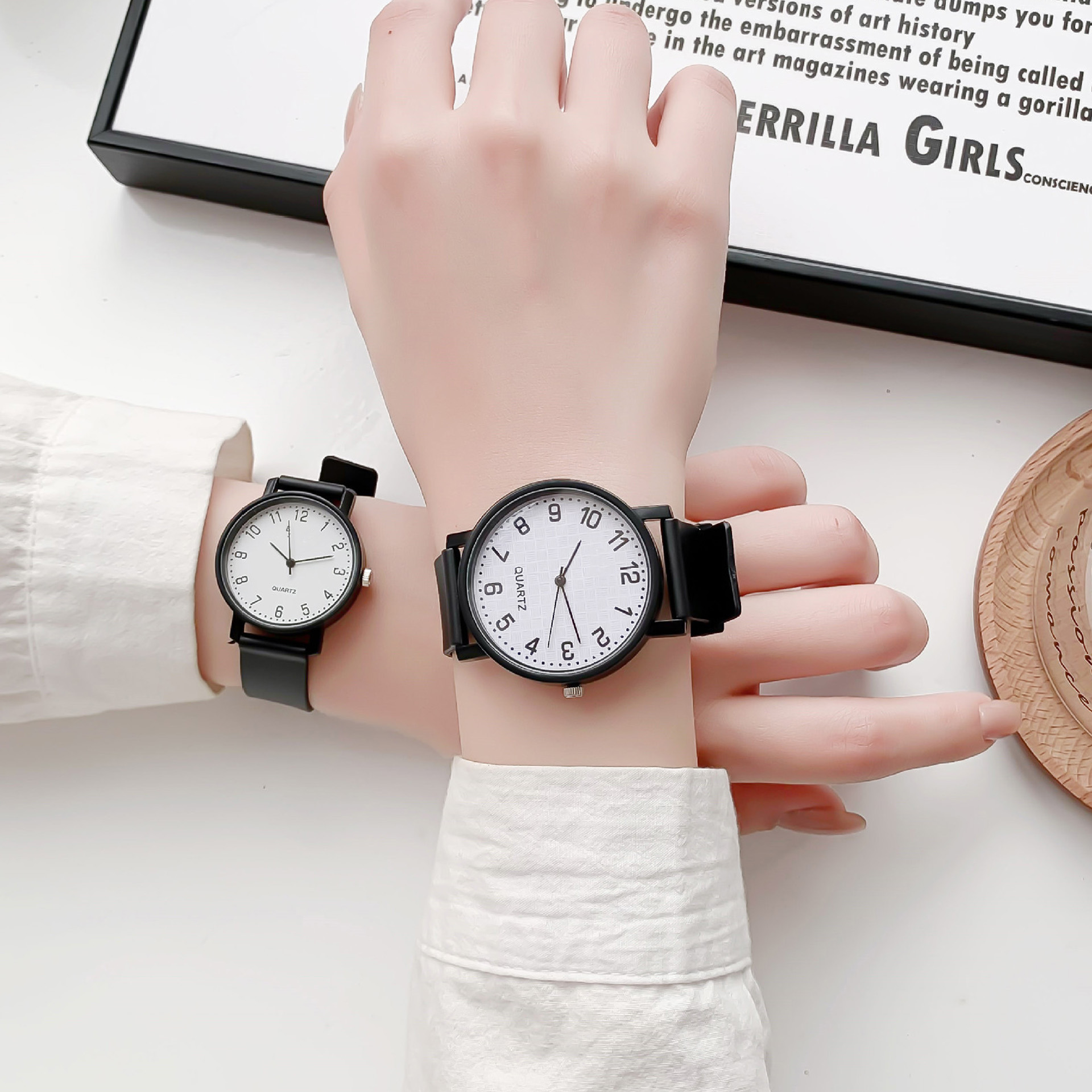 Simple Black Watch Quartz Watc - Luxury Watch All Black บทวิจารณ์และราคา