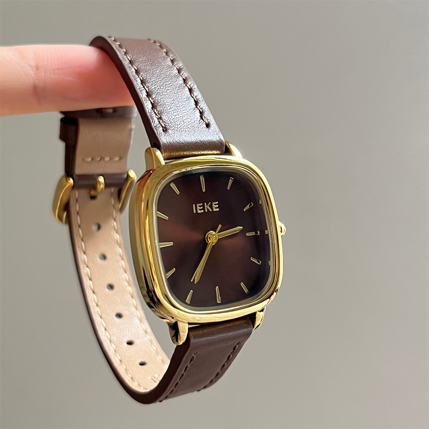 Korean temperament, brown, nic - Luxury Watch Quartz บทวิจารณ์และราคา