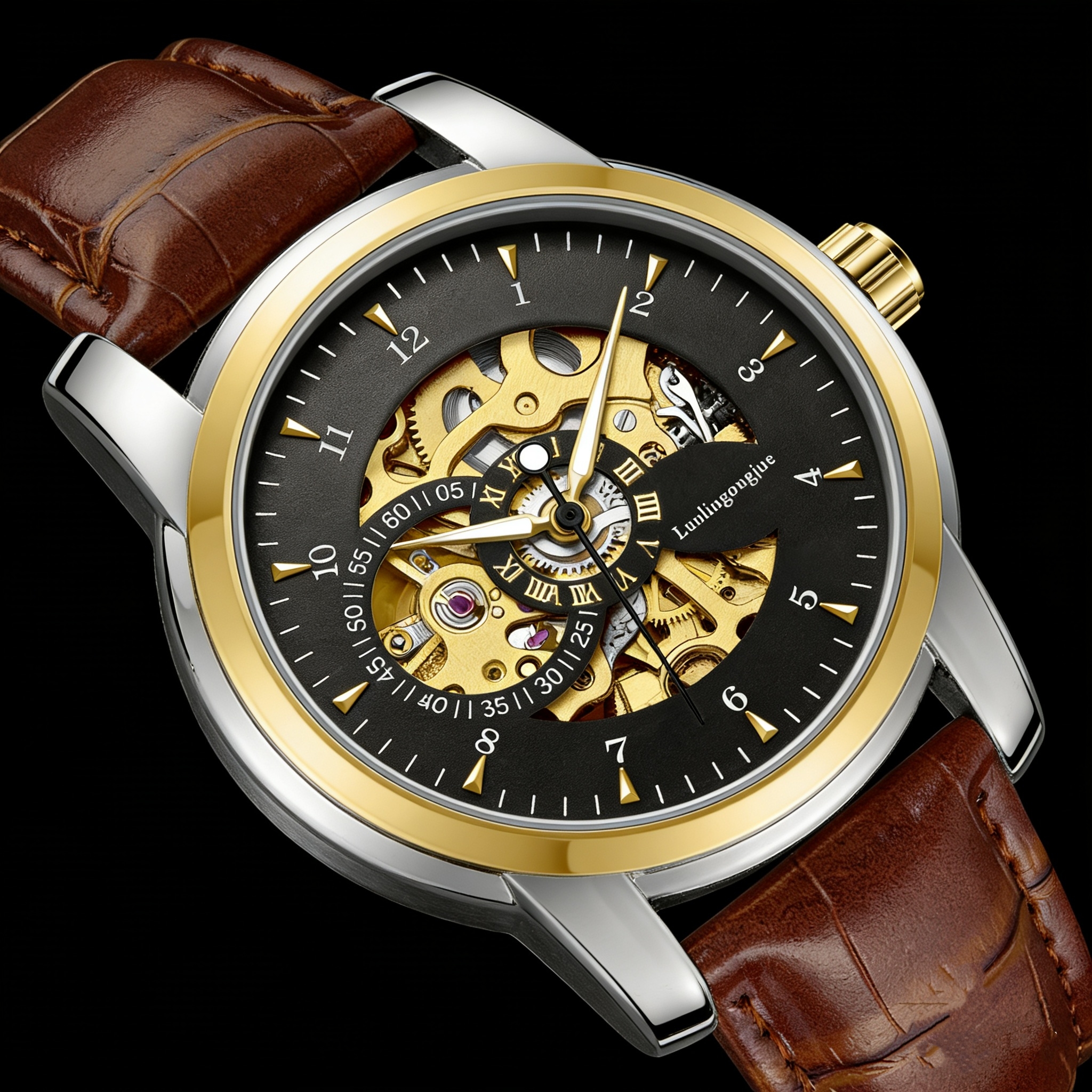 Classic Men's Automatic Mechan - Luxury Watch Name Brands บทวิจารณ์และราคา