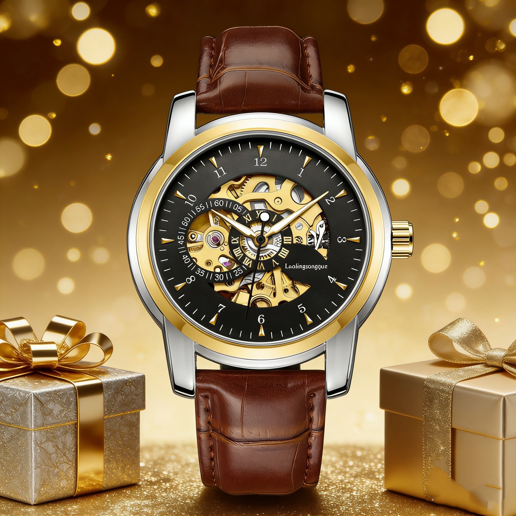 Classic Men's Automatic Mechan - Luxury Watch Name Brands บทวิจารณ์และราคา