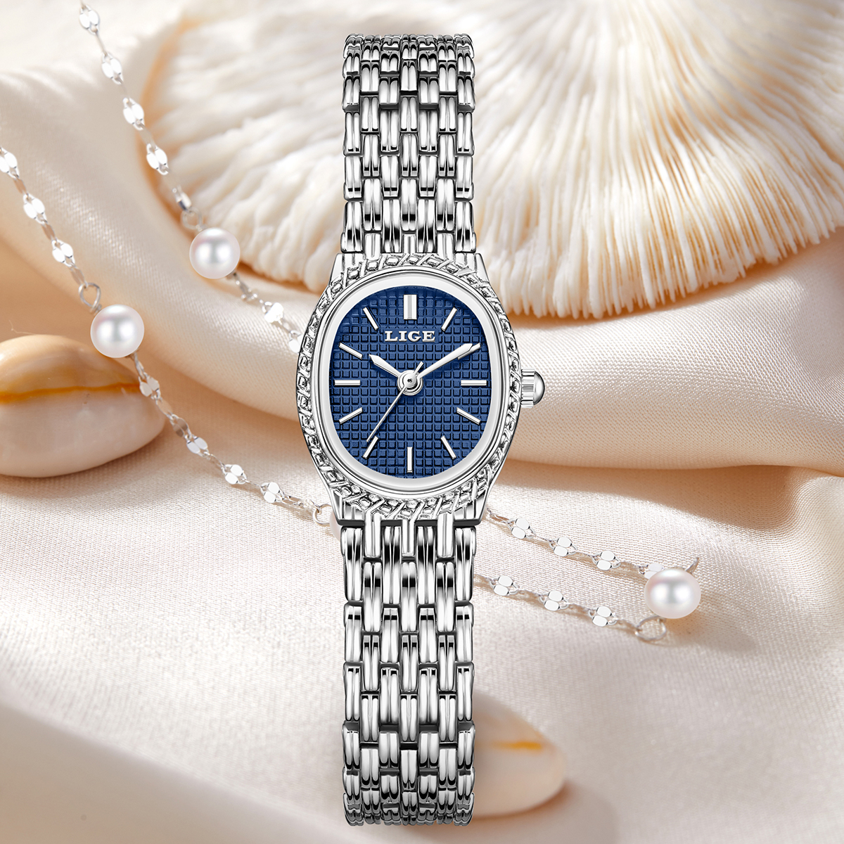 LIGE Fashion Elegant Quartz Wo - Luxury Watch Quartz บทวิจารณ์และราคา